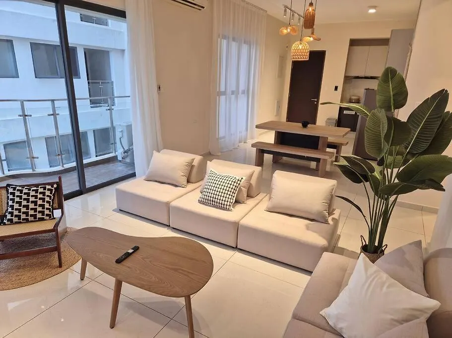 Апартаменты Modern Seaview & City Skyline 3 Rooms 6 Pax Джохор-Бару Малайзия