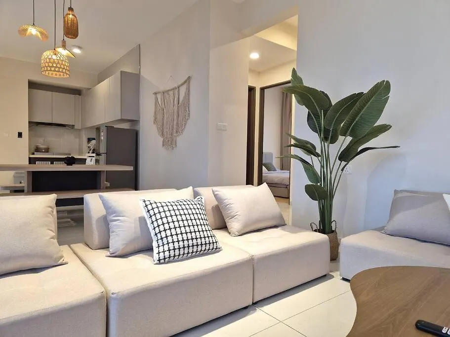 Modern Seaview & City Skyline 3 Rooms 6 Pax Джохор-Бару Апартаменты